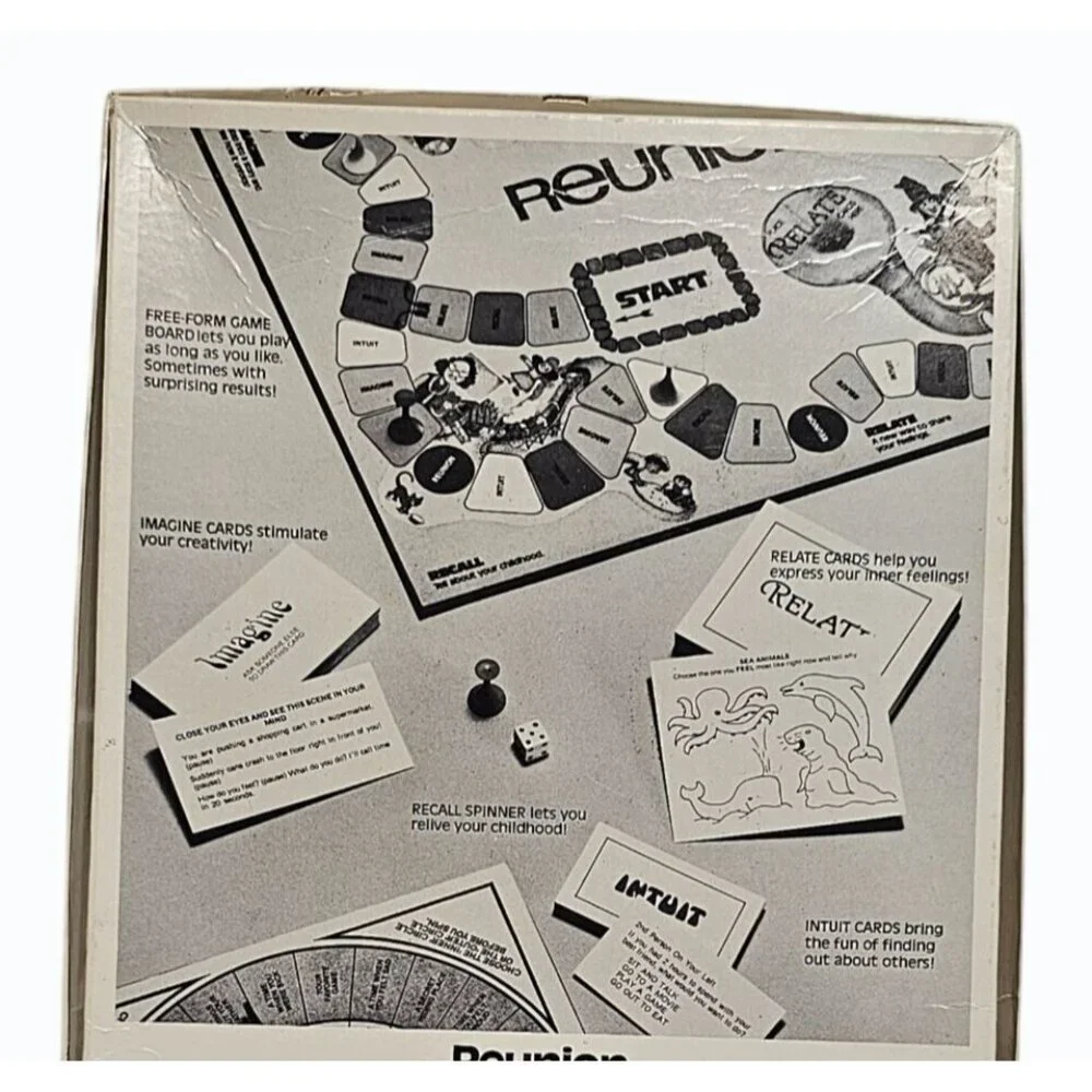 The Christian Version REUNION GAME By The Ungame Company INCOMPLETE / PARTS ONLY